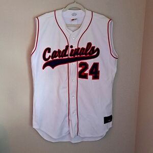 Cardinals #24 Vintage Rawlings Sleeveless Jersey XXL